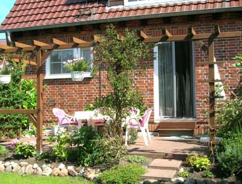 Ferienwohnungsterasse