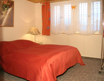 das Bett im Ferienhaus Ostseeflair